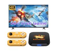 JSAIGams X8 Game Box Game Stick, plus de 30 jeux de démarrage, box TV Android parent-enfant, jeux à détection de mouvement, console de jeu vidéo rétro 4K Plug and Play