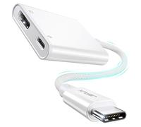 JSAUX Adaptateur AV numérique USB C vers HDMI, HDMI 4K et Charge PD, synchronisation HDTV/Moniteur Compatible avec iPhone 16 Pro/16 Pro Max/16/16 Plus/15 Pro Max/15 Pro, MacBook, iPad, Dell, Surface,