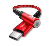 JSAUX Adaptateur USB C pour Casque Aux, USB C vers Jack 3.5 Adaptateur Audio pour Samsung S22/S21/S20/S20 FE/Note20/Note10, Huawei P40/P30 Pro/P20/P20 Pro, Mate40/30/20 Pro, Pixel 4/3, OnePlus 8/7