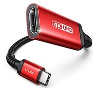 JSAUX Adaptateur USB C vers HDMI 4K@60Hz, Thunderbolt3/4 vers HDMI Adaptateur Compatible avec MacBook Pro 2022/2021/2020/2019/2018/2017, Samsung Galaxy S23/S22/S21/S20/S9/S8, Surface,Dell XPS 13/15