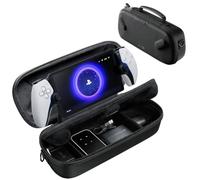 JSAUX Étui de Transport pour PlayStation Portal, Double Couche | Port de câble intégré, câble USB-C inclus, coque rigide protectrice, compatible avec chargeur et accessoires