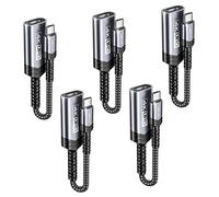 JSAUX Lot de 5 adaptateurs USB C vers HDMI 4K USB Type C vers HDMI Femelle [pour Thunderbolt 3] pour MacBook Pro/Air, Surface, Samsung Galaxy S21 S20 Ultra Note 20 10 9 S10 S9, Dell XPS 15 Gris