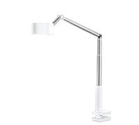 JSAUX Support de téléphone pour Bureau et lit Compatible avec iPhone 15 14 13 12 Support de téléphone Portable à col de Cygne Support de téléphone Flexible Universel Paresseux à Long Bras [Blanc]