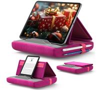 JSAUX Support Tablette, Coussin de Support pour Tablette Compatible avec iPad Pro 11 10.5 9.7 10.2 Air Mini, Kindle, Tablettes, Galaxy Tab, iPhone et Plus 4-11" dispositifs pour Lit, Canapé - Fuchsia