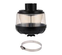 JSCARLIFE Filtre cyclonique tout-terrain pour voiture, tuyau d'aspiration universel pour schnorkel, pré-filtre à air pour tracteur, gobelet à sable avec entrée d'air (2,5 pouces/63,5 mm)