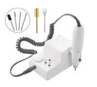 JSDA Ponceuse à Ongles Pour Enlever Les Ongles en Acrylique et en Gel, Repousser Les durillons et Les Onlges Épais, Avec 5 Embouts