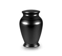 JSDDE Petite Urne pour Cendres Humaines en Acier Inoxydable Mini Urne Crémation Porte Cendre Chien Chat Animaux Clous Poils Conteneur Funéraire Graver Prenom Personnalisé Souvenirs Décoration (Noir)