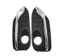 JSDFX Remplacer le cache du phare 1 Paire De Cadre Couvercle Calandre Pare-chocs Phare Antibrouillard Pour Pour Accord Pour Crosstour 2013 2014 2015 2016 2017 2018 Lunette Garniture Avant Voiture