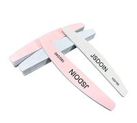 Jsdoin Lot de 6 limes à ongles professionnelles double face 100/180 et 180/240 Grit Emery Board Outils de manucure pour le toilettage et le coiffage des ongles