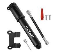 Jsdoin Mini Pompe à vélo en Alliage pour Presta,Schrader,Dunlop - Support de Embout Pompe à vélo, Accessoire Velo Valve Adaptateurs Connecteurs, Ballon de Aiguille, Embout de gonflage