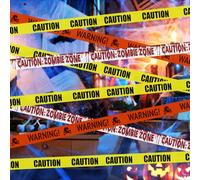 Jsdoin Ruban d'avertissement pour Halloween - 30 m - Jaune - Accessoire d'avertissement de danger - Pour fête zombie, Halloween, maison hantée - Décoration de zones dangereuses