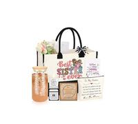 JSENGIFT Lot de 5 paniers cadeaux pour femme, cadeaux de Noël, de fête des mères, d'anniversaire pour maman, grand-mère, sœur, fille, noir/blanc, Taille unique