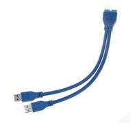 JSER Câble d'extension USB 3.0 A mâle vers 20 Broches mâle