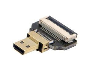 JSER CYFPV Connecteur micro HDMI type D mâle standard droit pour photographie aérienne FPV HDTV multicopter