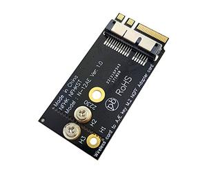 JSER Xiwai BCM94360CS2 BCM943224PCIEBT2 Carte sans fil vers NGFF M.2 Key A/E-Key Adaptateur