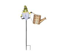 JSGHGDF 1 arrosoir automatique à énergie solaire pour décoration de jardin extérieur avec lumières LED design étanche décoration de jardin arrosoir