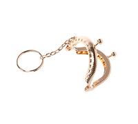 JSGHGDF 1 x porte-monnaie avec cadenas pour clés 5 cm, doré