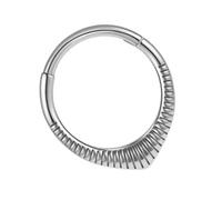 JSGHGDF Anneaux de nez résistants aux allergies avec clic-clics à charnière et cerceaux de fleurs pour conque et cartilage, 10 mm, Comme décrit, Comme décrit.