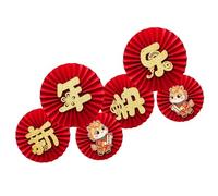 JSGHGDF Assemblage rapide sans outils nécessaires - Décoration d'éventail en papier pour fêtes de fin d'année, événements d'entreprise et décorations de maison