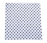 JSGHGDF Bandanas multi-usages - Grand pois - Pour adultes et adolescents - Turban élégant - Pour festival de musique - Foulard noir et blanc - Pour femme - Bleu marine - Carré - Mélange de couleur