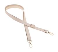 JSGHGDF Bandoulière de rechange en cuir synthétique multicolore de 138 cm de long pour sac à bandoulière réglable pour femme, Boucle dorée abricot