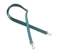 JSGHGDF Bandoulière de rechange en cuir synthétique multicolore de 138 cm de long pour sac à bandoulière réglable pour femme, Boucle dorée bleu clair
