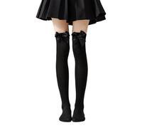 JSGHGDF Bas rétro extensibles avec nœuds en ruban, tendance pour les fêtes et les tenues quotidiennes, Article 15, Taille unique