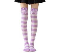 JSGHGDF Bas rétro extensibles avec nœuds en ruban, tendance pour les fêtes et les tenues quotidiennes, Article 22, Taille unique
