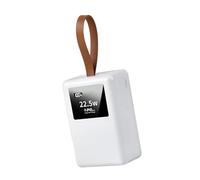 JSGHGDF Batterie de secours rechargeable 21700 avec lampe de camping 22,5 W Charge super rapide pour téléphones et appareils mobiles Charge rapide Boîte de secours