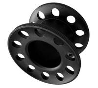 JSGHGDF Bobine de plongée miniature multifonction compacte professionnelle 10 trous en alliage d'aluminium pour opérations sous-marines avancées gestion de ligne de plongée bobine de plongée