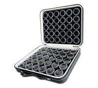 JSGHGDF Boîte à bijoux moderne en cuir synthétique avec 60 emplacements pour décoration de la maison et accessoires