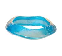 JSGHGDF Bracelet élégant surdimensionné coloré tendance accrocheur en résine avec motif étoile étincelante pour femme, One Size, Comme décrit