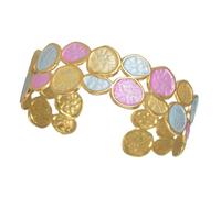 JSGHGDF Bracelet en acier réglable en forme de goutte d'huile - Bijou unisexe léger pour une tenue décontractée et formelle - Coloré - Réglable, taille unique, Comme décrit