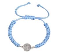 JSGHGDF Bracelet unisexe Benoît croisé réglable avec nœud plat vintage tissé à la main accessoire unisexe nœud plat bijoux, One Size, Comme décrit