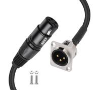 JSGHGDF Câble de connexion pour panneau auditif 24 AWG avec mécanisme de verrouillage fileté, conception sans soudure pour cordon auditif