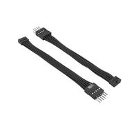 JSGHGDF Câble d'extension USB stable de transfert de données 9 broches mâle vers 10 broches femelle pour ordinateur de bureau - Signaux d'intégrité - Câble d'extension pour organisateurs de câbles