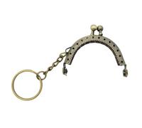 JSGHGDF Cadenas de sac à main vintage en métal de 5,1 cm, fermoir pour porte-monnaie en forme d'arche, cadre de sac à main pour, bronze