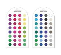 JSGHGDF Cartes de guide des couleurs portables en 2 pièces, E, taille