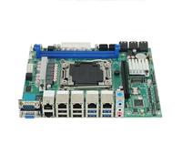 JSGHGDF Cartes mères ITX de qualité professionnelle avec 10 RAID SATA, 6 ports Ethernet 2,5 Go, compatibilité processeur, routeurs, cartes mères