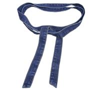 JSGHGDF Ceinture élégante en denim pour femme - Ceinture réglable à nouer soi-même pour pantalons, jeans, robes, vêtements d'extérieur pour femme, bleu foncé, M