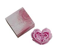 JSGHGDF Cires de soja décoratives pour méditations, soulagement du stress, décoration de table, accessoires photo, en forme de cœur rose, cire de soja parfumée décorative