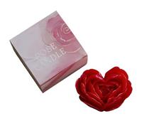 JSGHGDF Cires de soja décoratives pour méditations, soulagement du stress, décoration de table, accessoires photo, en forme de cœur rose, cire de soja parfumée décorative