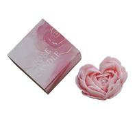 JSGHGDF Cires de soja décoratives pour méditations, soulagement du stress, décoration de table, accessoires photo, en forme de cœur rose, cire de soja parfumée décorative