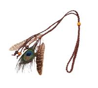 JSGHGDF Coiffe américaine O plumes bandeaux indiens coiffe plumes coiffe o coiffe hippie bijoux