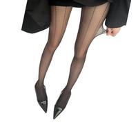 JSGHGDF Collant à rayures verticales avec motif cœur et pois - Collants respirants et doux - Tenue décontractée pour le bureau - Indispensable pour femme, Points droits, Taille unique