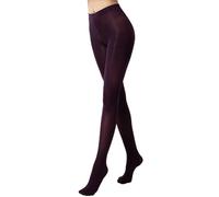 JSGHGDF Collants souples et extensibles 70D semi-opaques taille haute couleur unie avec pieds pour cosplay - Collants doux avec pieds de couleur unie, Sauce violet., taille unique
