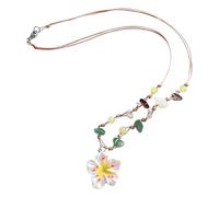 JSGHGDF Collier Lariat à perles en résine souple confortable pour un usage quotidien, One Size, Comme décrit, Comme décrit.