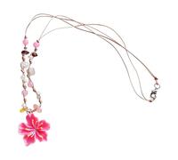 JSGHGDF Collier Lariat à perles en résine souple confortable pour un usage quotidien, One Size, Comme décrit, Comme décrit.