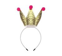 JSGHGDF Couronne scintillante pour petites filles - Élégant serre-tête à paillettes pour diverses tenues - Accessoires de fête pour enfants - Accessoires de cheveux pour filles