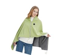 JSGHGDF Couverture chauffante portable, alimentée par USB avec extrémités coulissantes et 3 réglages à intensité variable pour le voyage